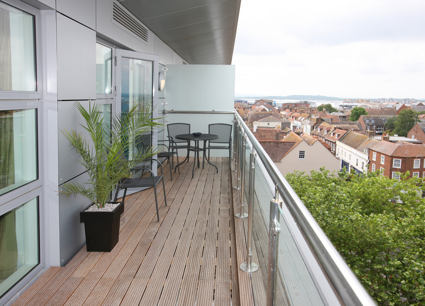 Modern Apartment Balcony Exterior